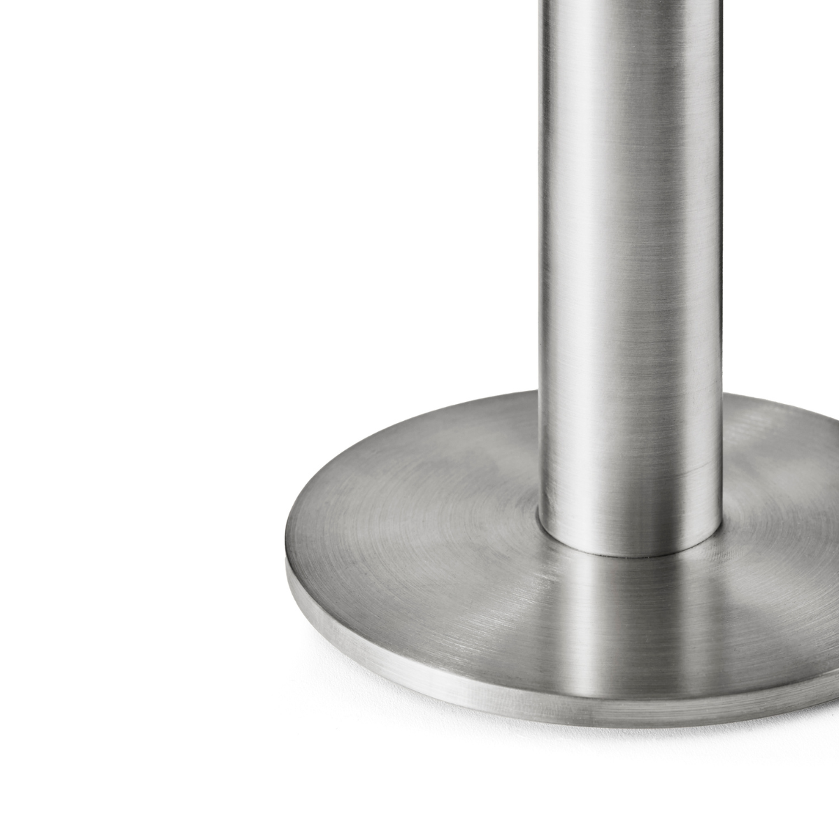 Kitchen roll holder + tray in brushed brass