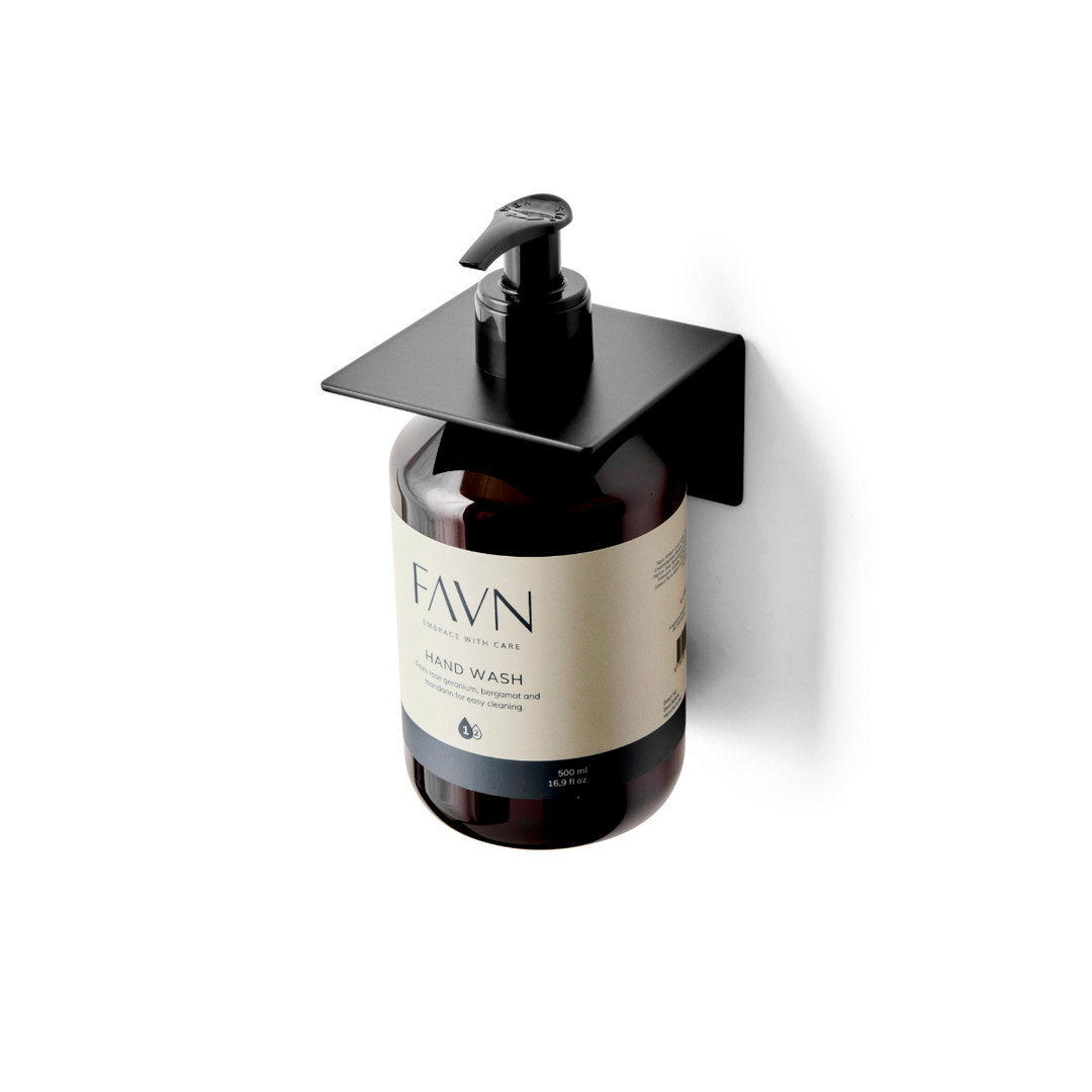 Soap holder for 1 bottle, matte black